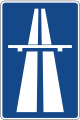 verkeersbord snelweg / Autobahn