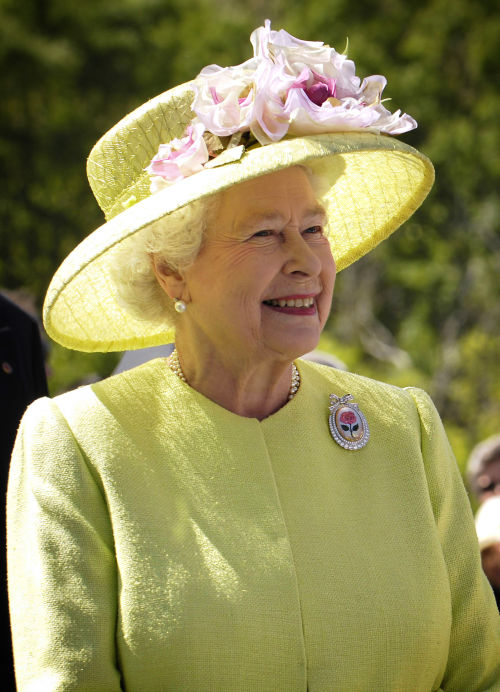 foto van de Engelse koningin Elizabeth II
