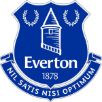 het embleem van de Engelse voetbalclub Everton