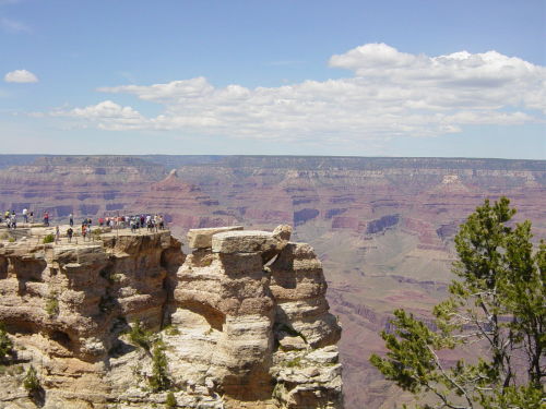 overzichtsfoto van de Grand Canyon 
