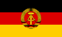 vlag van de DDR met sikkel en hamer